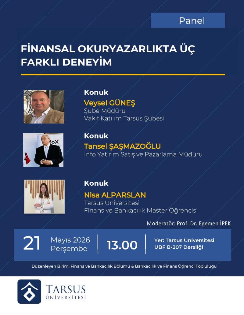 Finansal Okuryazarlık Günü Kapsamında Panel Etkinliği