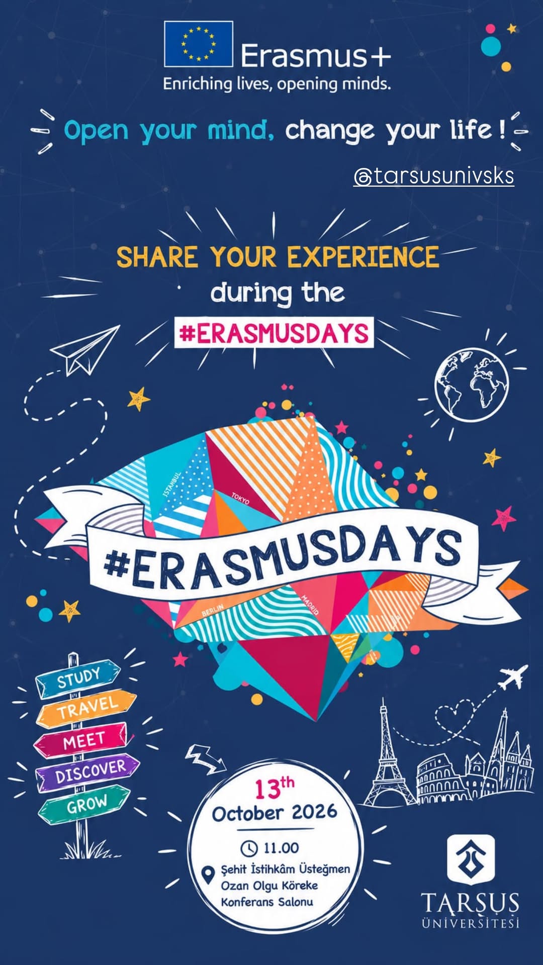 #ErasmusDays 2026 kapsamında Erasmus+ deneyim payaşımı