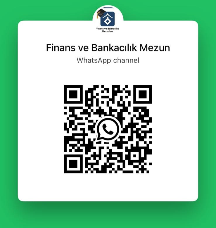 Mezunlarımız WhatsApp Kanalımızla İletişimde Kalın!