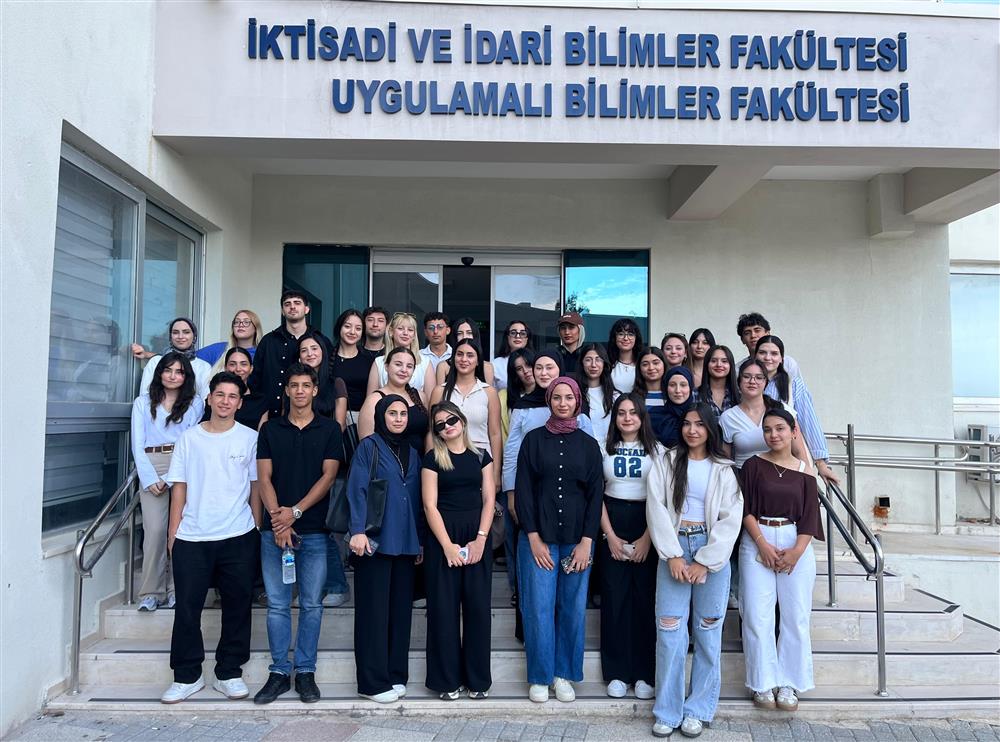 Finans ve Bankacılık Bölümü oryantasyon programı grup fotoğrafı